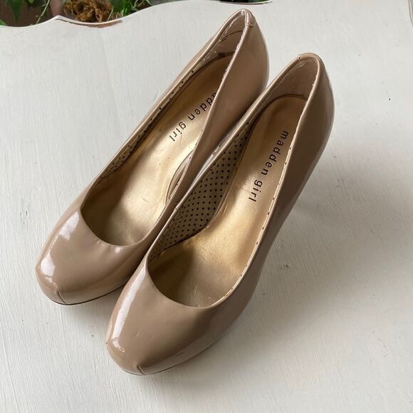 Getty Nude Madden Girl Slip -On Pump Size 7 - Picture 1 of 12